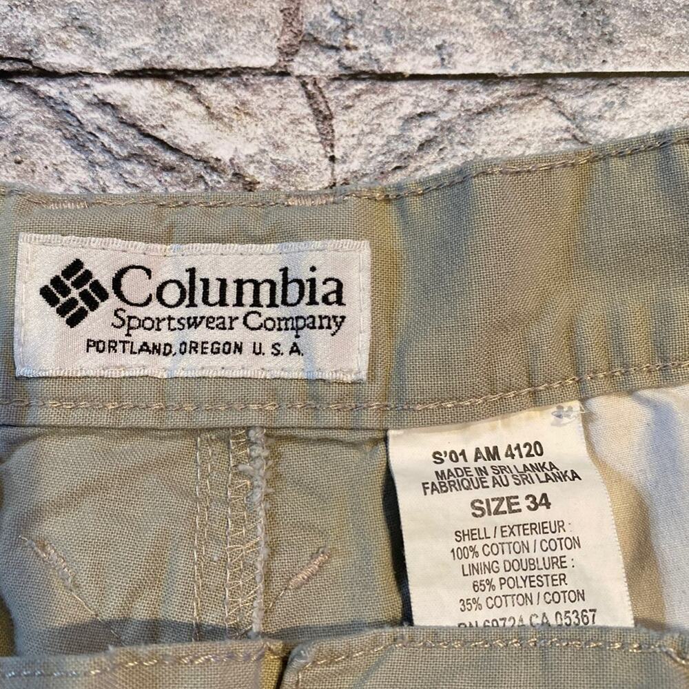 Men's Sz 34 Columbia cargo shorts - Picture 6 of 10